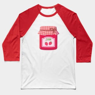 Classic Strawberry Jam Bottle Baseball T-Shirt